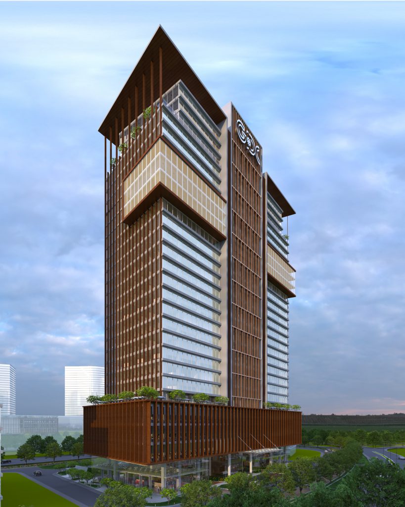 Confidential Tower at GIFT City INI Design Studio